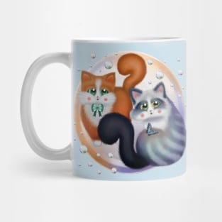 Sweet Cats with Bubbles Mug